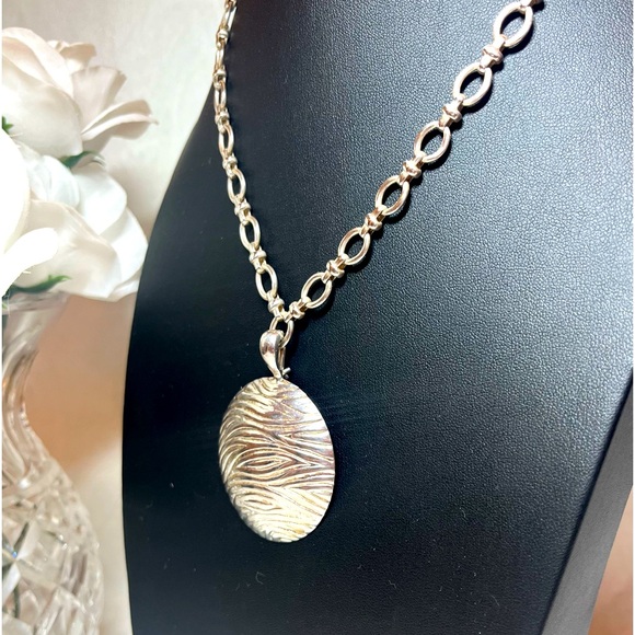 David Sigal Sterling Silver Wave Pendant/Enhancer - Picture 4 of 10